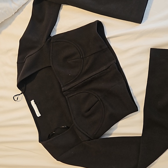 OAK + FORT Bustier Long Sleeve Top - Picture 2 of 2